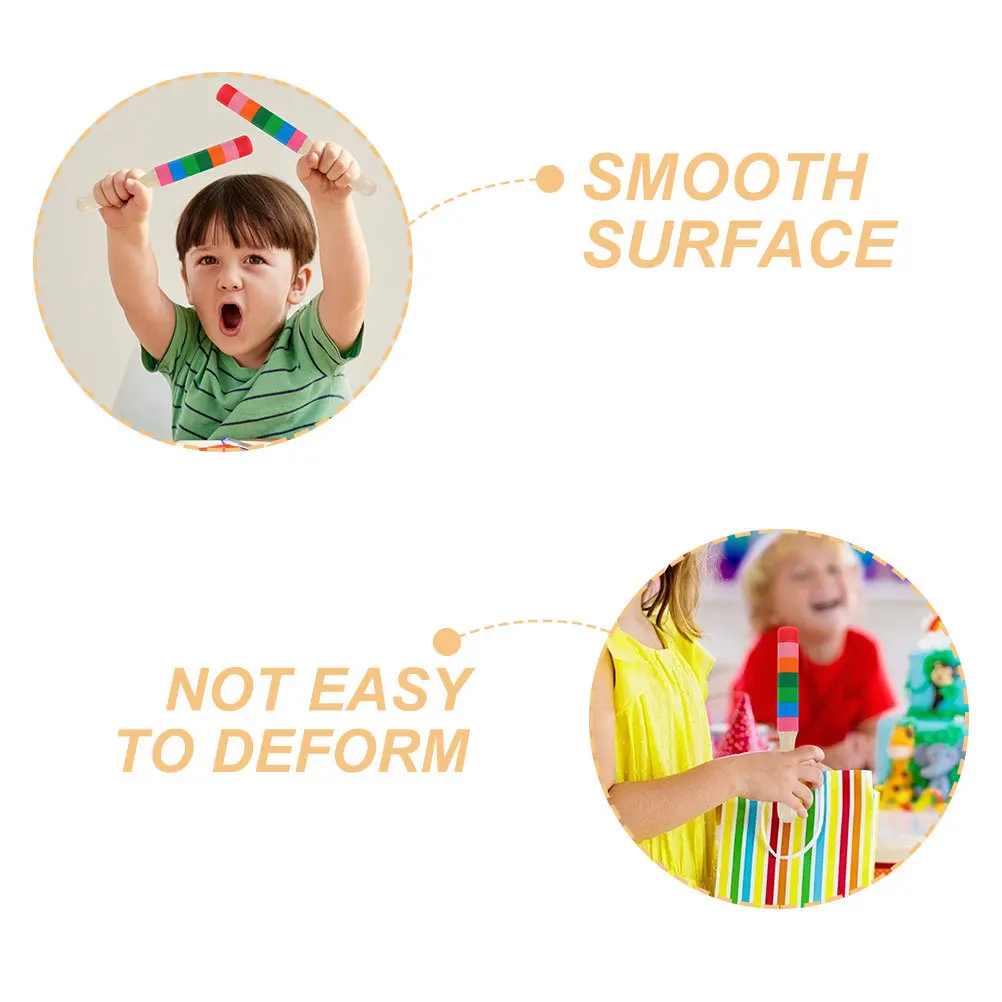 

2Pairs Wood Percussion Sticks Lightweight Rhythm Learning Instruments for Kids Educational Music Training Equipment