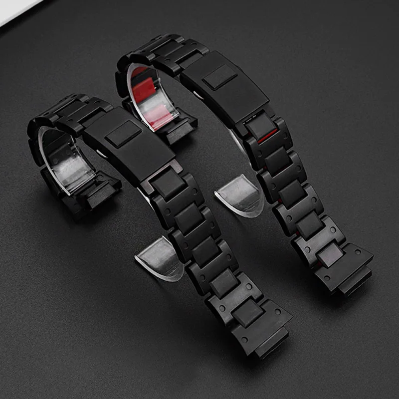 Plastic steel watch belt For Casio Small square watch Strap DW5600/5610/GW-B5600 GA-2100 DW-6900 modified composite wristband