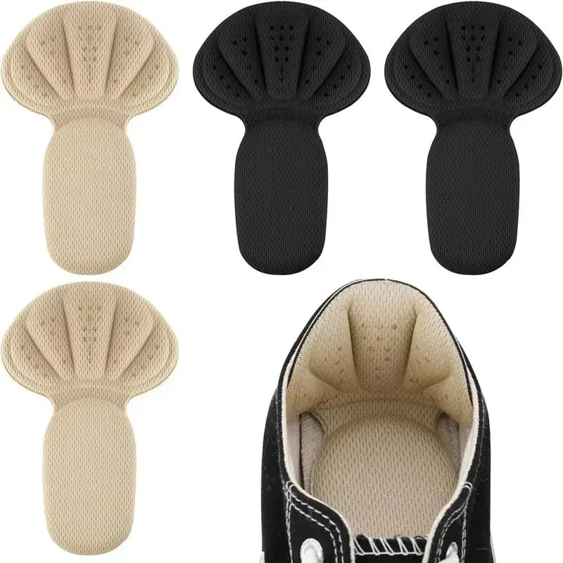 

Sponge Heel Cushion Inserts Soft Mesh Heel Grips Shoe Pads 2-in-1 Solution for Shoes That Are Too Big Heel Protectors Insoles