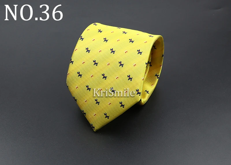 Neuheit Krawatten für Männer Cartoon Hund Punkte Paisley gestreift Mode Herren Business Meeting Hochzeit Smoking Anzug Hemd Alltagskleidung Krawatte – Detail 39
