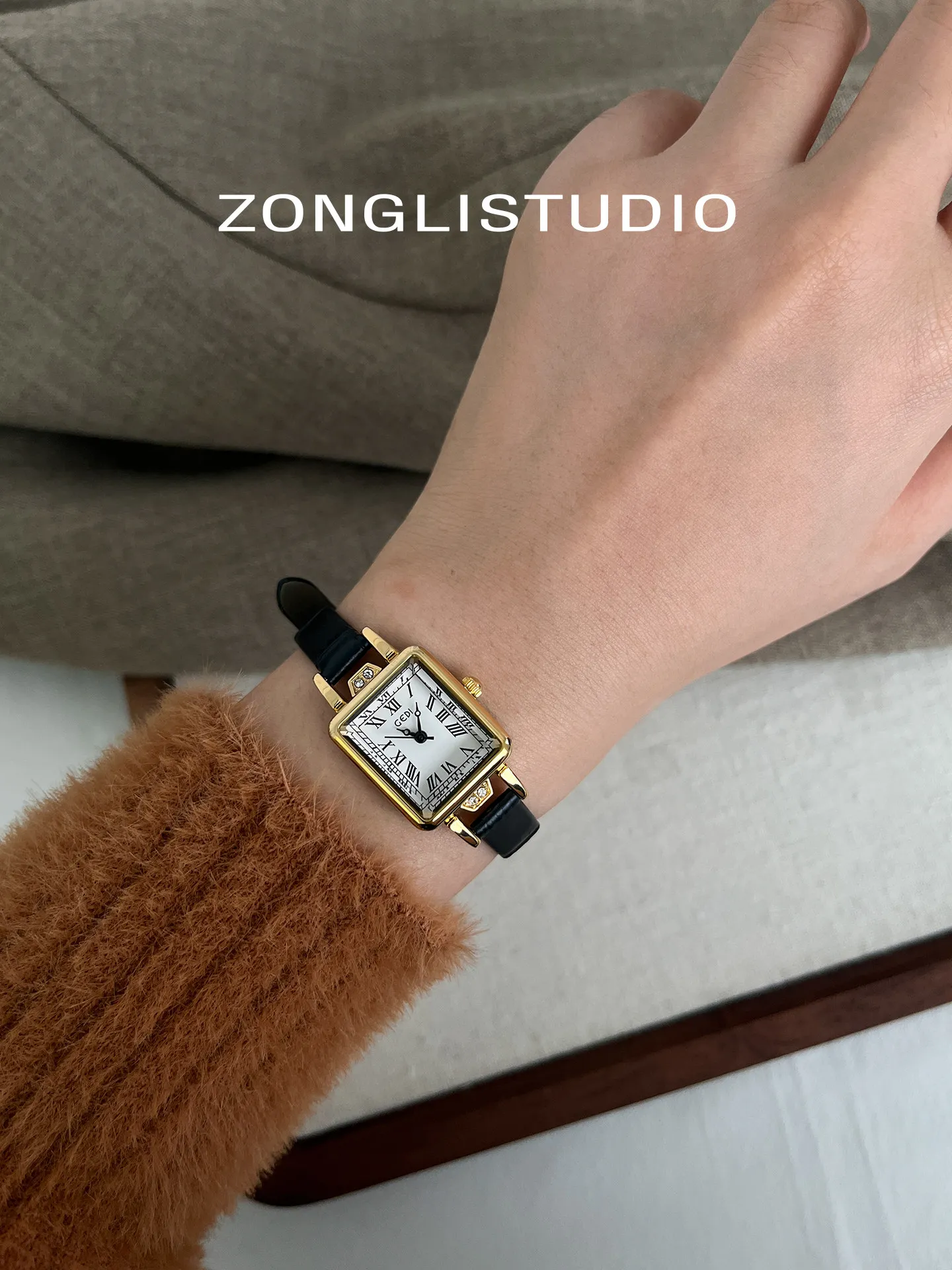 New Minimalist And Stylish Design, Vintage-Inspired High-End Women'S Watch, Elegant And Simple, High-Quality Women'S Wristwatch.
