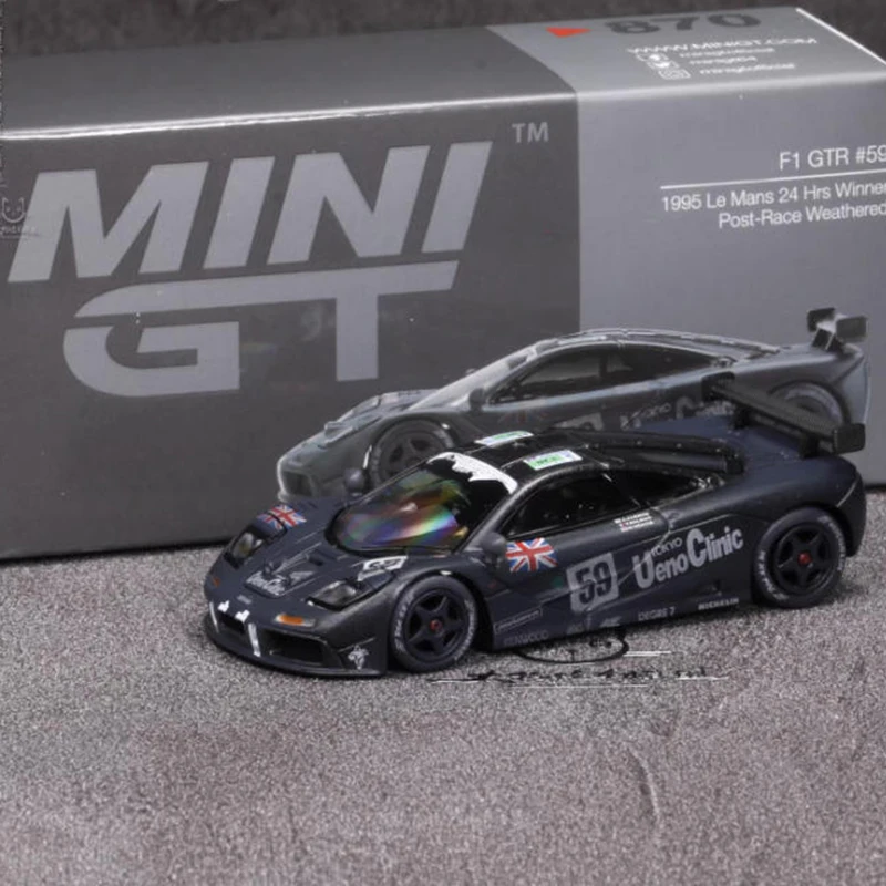 MINIGT 1/64 F1 GTR Le Mans 1995/1996 نموذج سيارة رياضية مصنوع من خليط معدني مجموعة ثابتة ألعاب هدايا العيد المزخرفة #5
