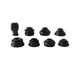 4 Pcs Universal Black Rubber Tie Rod End Ball Joint Dust Cover Car ATV Quad Go kart Suspension Steering Ball Joint Accessories