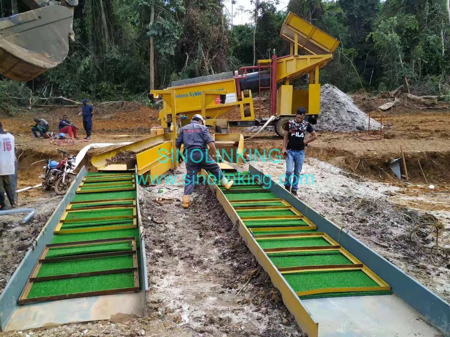 Mini Alluvial Gold Refining Mining Equipment Machinery