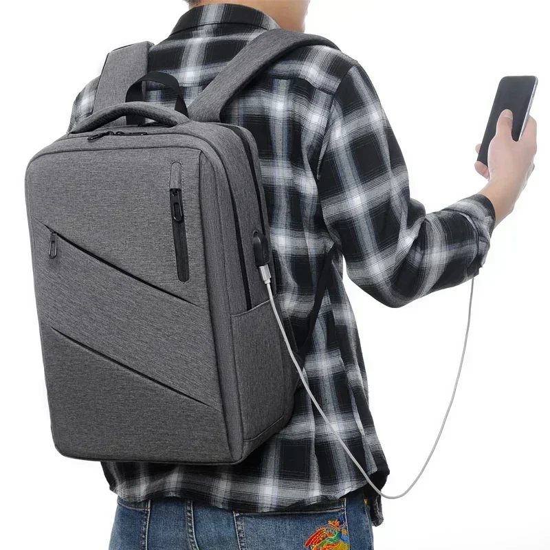 Nimblepack homens mochila cidade negócios mochilas porta usb grande capacidade de pouco peso masculino mochilas armazenamento saco