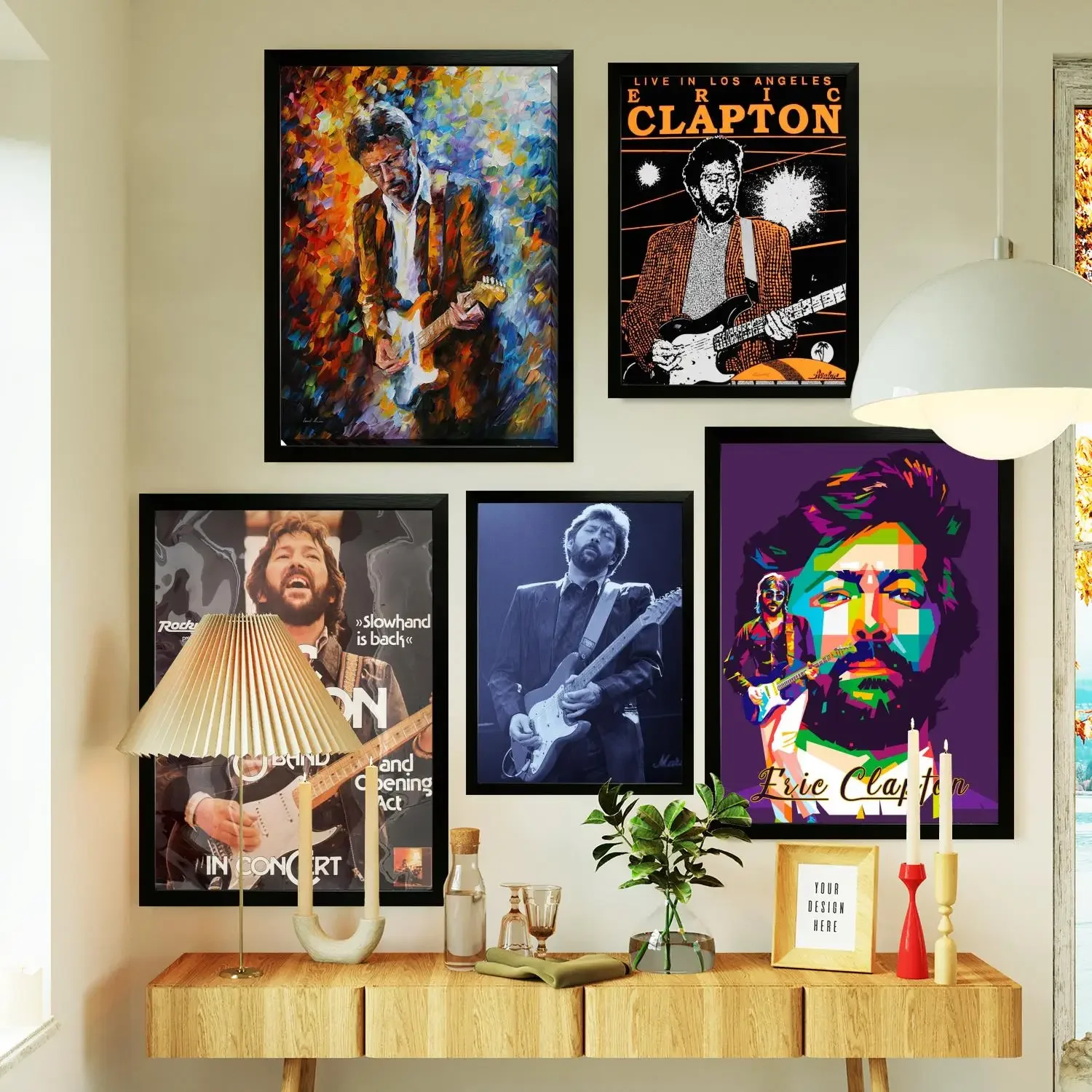 eric clapton Poster Prints Wall Art Canvas Painting Poster For Modern Family Living Room Home Decor