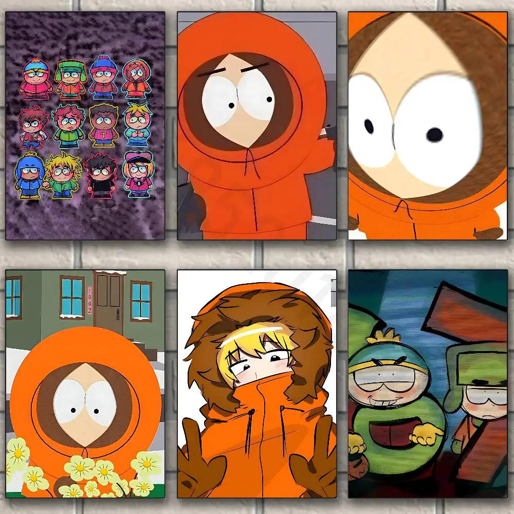 

S-South P-Park Classic Wall Art, Canvas Print Poster, Suitable for Home, Living Room, Room Decoration Painting