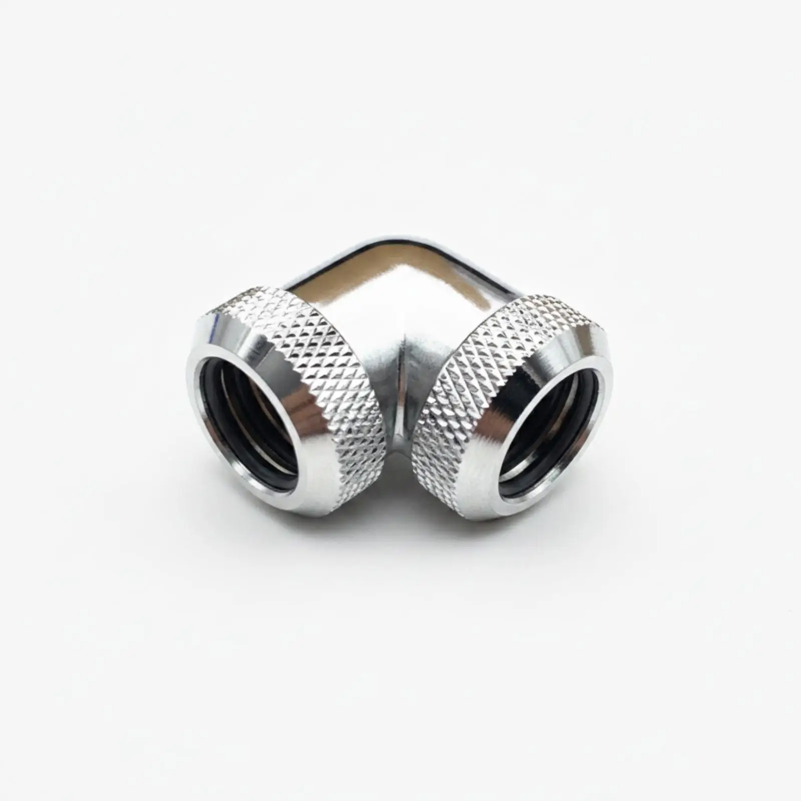 Hard Tube Elbow Fitting Leak-Resistant 90-Degree Double-Ended Straight-Push Fitting Right-Angle for Personal Computer Builders