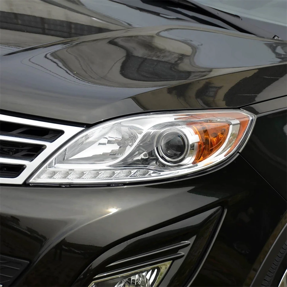 For GAC MOTOR Trumpchi GS5 2012 2013 2014 Car Acesssories Polycarbonate High Gloss Fully Transparent Dust Cover For Headlights