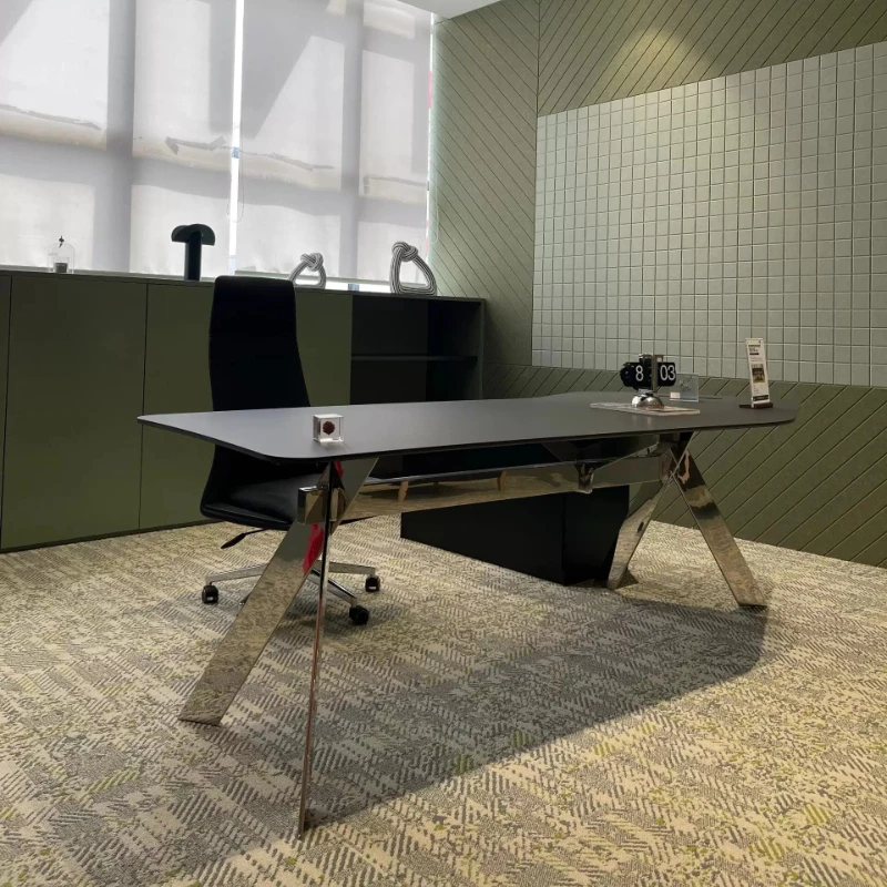 Upgrade Large Office Table Aesthetic Luxury Height Modern Executive Office Desk Specialty Writing Scrivania Ufficio Furniture