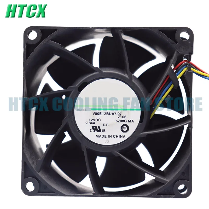 Original  8038 12V 2.84A V80E12BUA7-07 8cm Fan Winds Of Violence 80*80*38mm