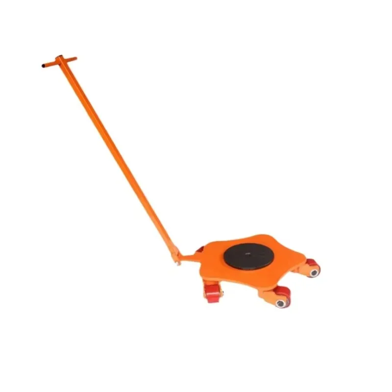 New design 360 Degree Heavy Duty Small Carry Tank Cargo Moving Roller Hydraulic Trolley Lift