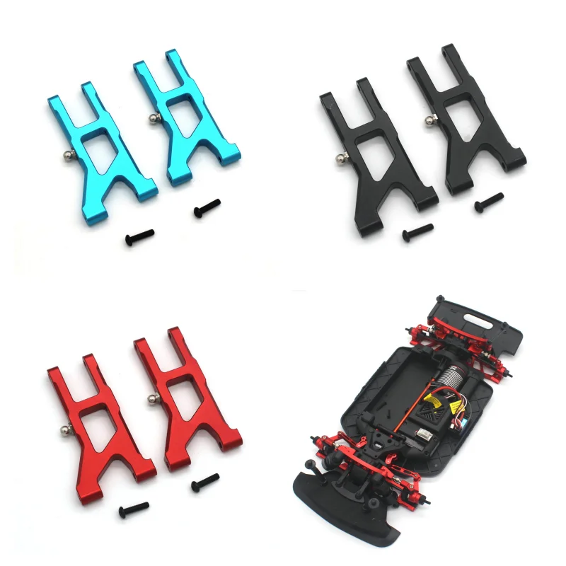 Модель автомобиля HNR Dodge H9802 Werewolf H9803 E30 1/10, плоский спортивный автомобиль с дистанционным управлением, металлические передние нижние детали рычага управления