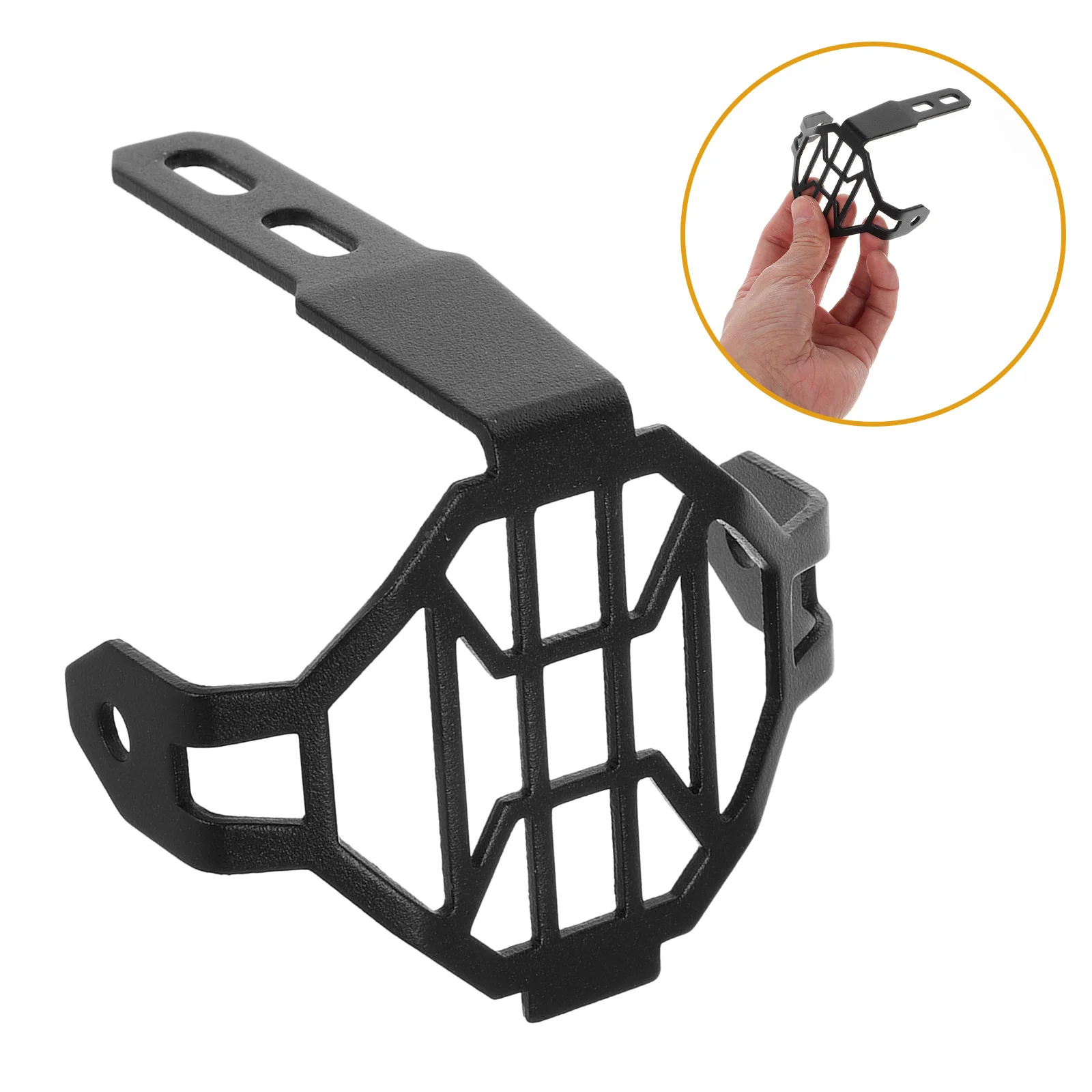 

2Pcs Motorcycle Fog Light Cover Mesh Guard Protector Stylish Durable Protection Motorcycle Fog Light Protector Guard