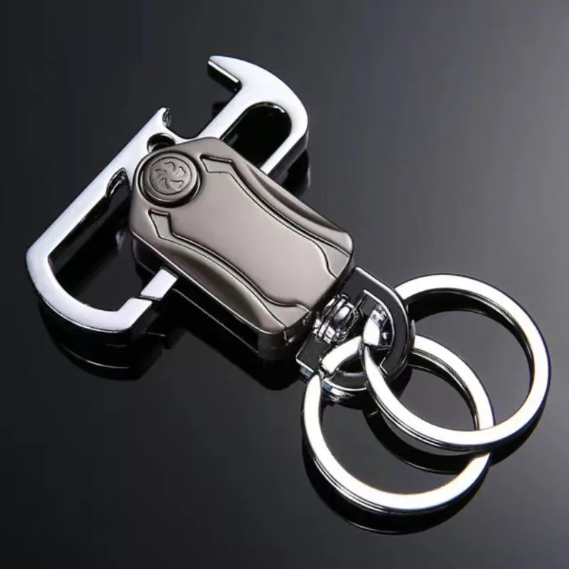 

Fingertip Personaliz Key Chain Custom LOGO Keychain Blank Metal Creative Multifunctional Rotat Buckle Laser Engrave Car Keyring