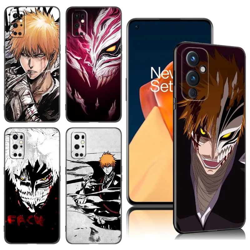 Anime Bleach ichigo Phone Case For OnePlus 9 10 ACE 2V Pro 9RT 10T 10R 11R Nord CE 2 3 Lite N10 N20 N30 5G Black Silicone Cover