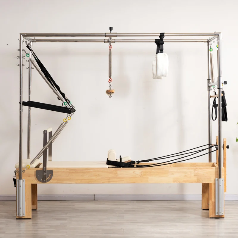 

machine Studio /Home Good Quality Factory direct sales at the best price pilates reformers oak Cadillac 3 in 1