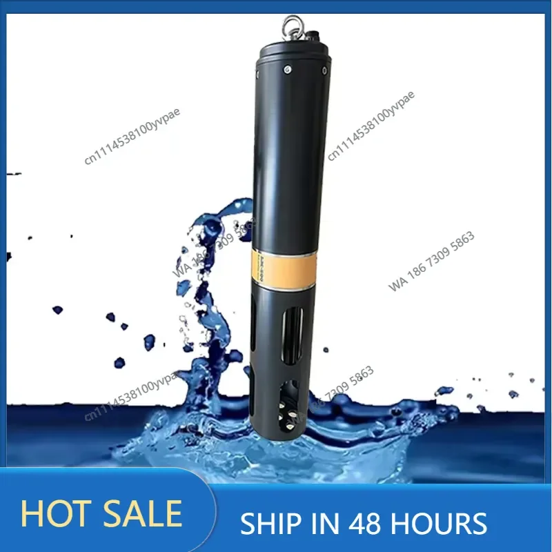 customizable industrial multi-parameter water meter, self-cleaning wiper PH DO EC turbidity, temperature IP68