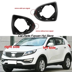 Marco de espejo retrovisor lateral de coche, cubierta embellecedora de marcha atrás para Kia Sportage R 2010, 2011, 2012, 2013-2017, 1 piezas