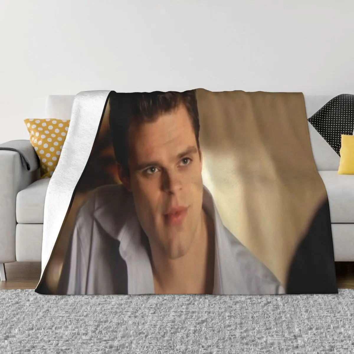 

Себастьян Стэн 001824, одеяла для спальни, одеяло для кровати, комфортные теплые мягкие одеяла и пледы, одеяло