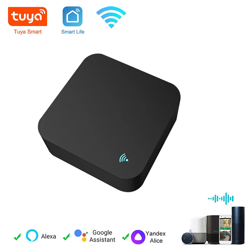 Tuya WiFi Smart IR Remote Control Smart Home Automation for TV Air Conditioner Thermometer Hygrometer with Alexa Google Home