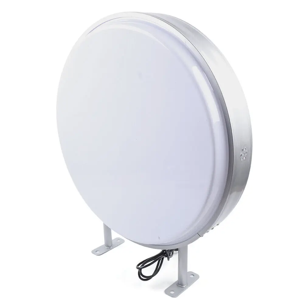 LED-Lichtbox, doppelseitig, rund, 60 cm, wasserdicht, beleuchtet, Schild, Lichtwerbung, für Restaurants, Snackbars, Geschäfte