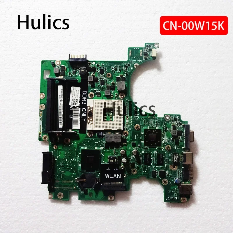 Hulics Used For DELL 1764 Laptop Motherboard CN-00W15K 00W15K 0W15K DA0UM3MB8E0 HM55 PGA989 Mainboard