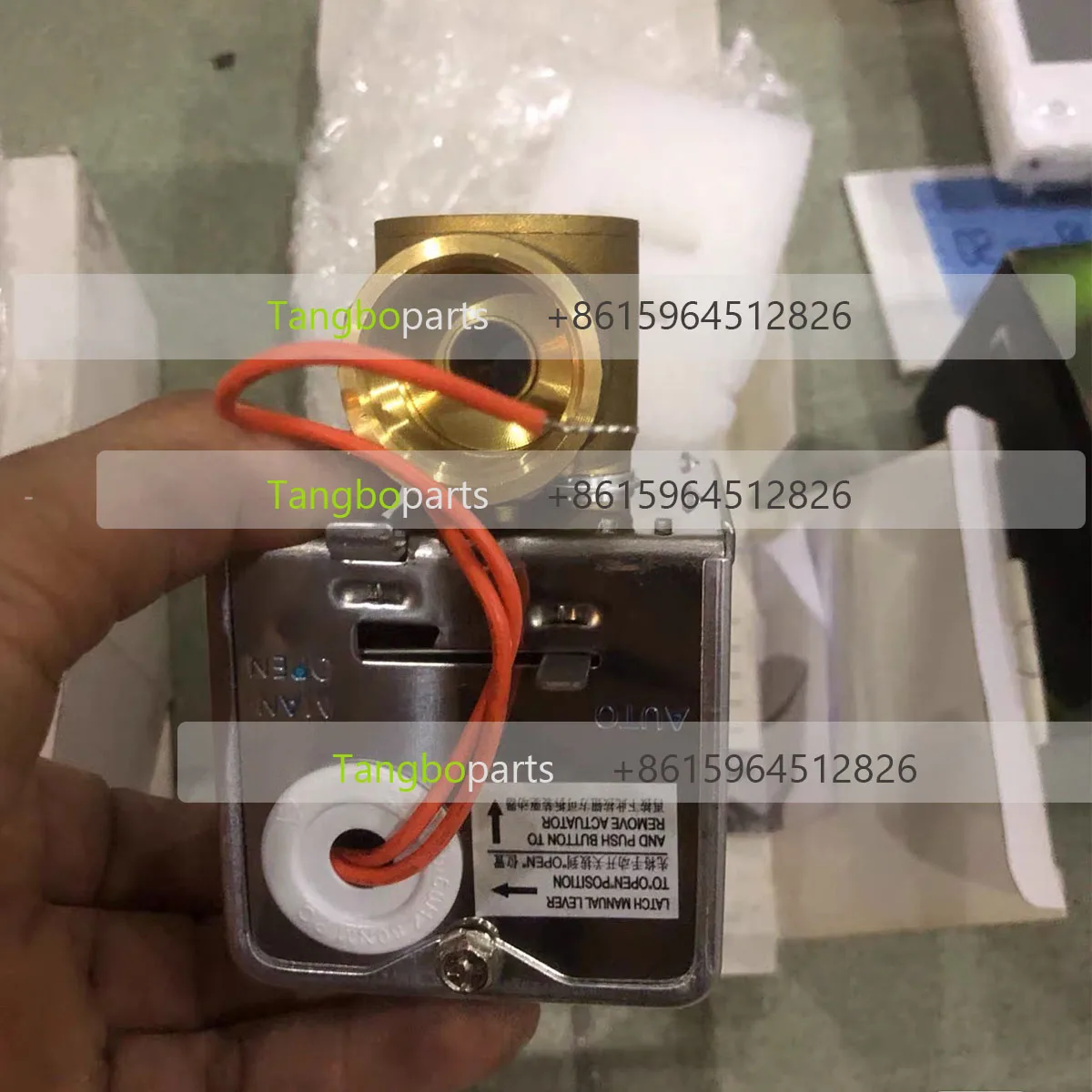 قطع غيار ماكينات صنع الثلج Bandary DN20 2-WAY 220/240VAC 3.5CV 0.15MPA SYSTEM 1.8MPA صمام الملف اللولبي #3