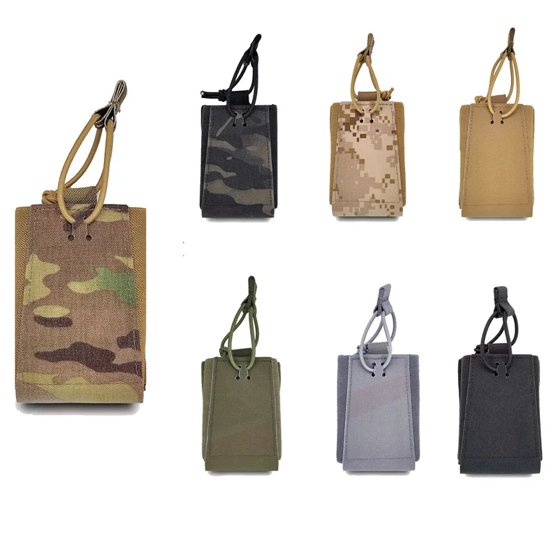 Tactical Single Mag Pouch GBRS 556/762 Elastic Molle Magazine Pouch Airsoft Multicam Plate Carrier Pouch Equipment