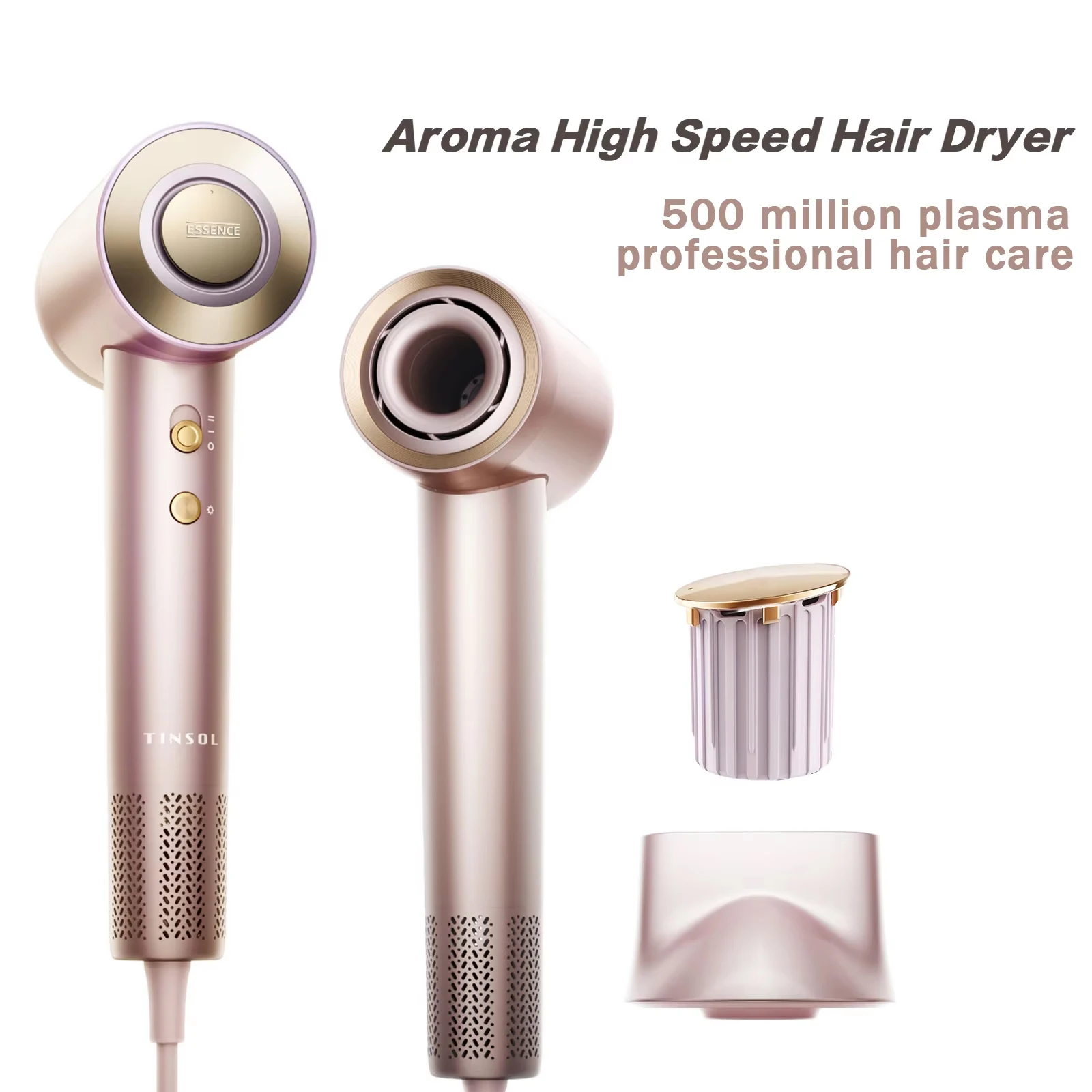 

High Speed hair dryer 500 million water light plasma professional hair care 130000 rpm fast drying home travel hair dryer