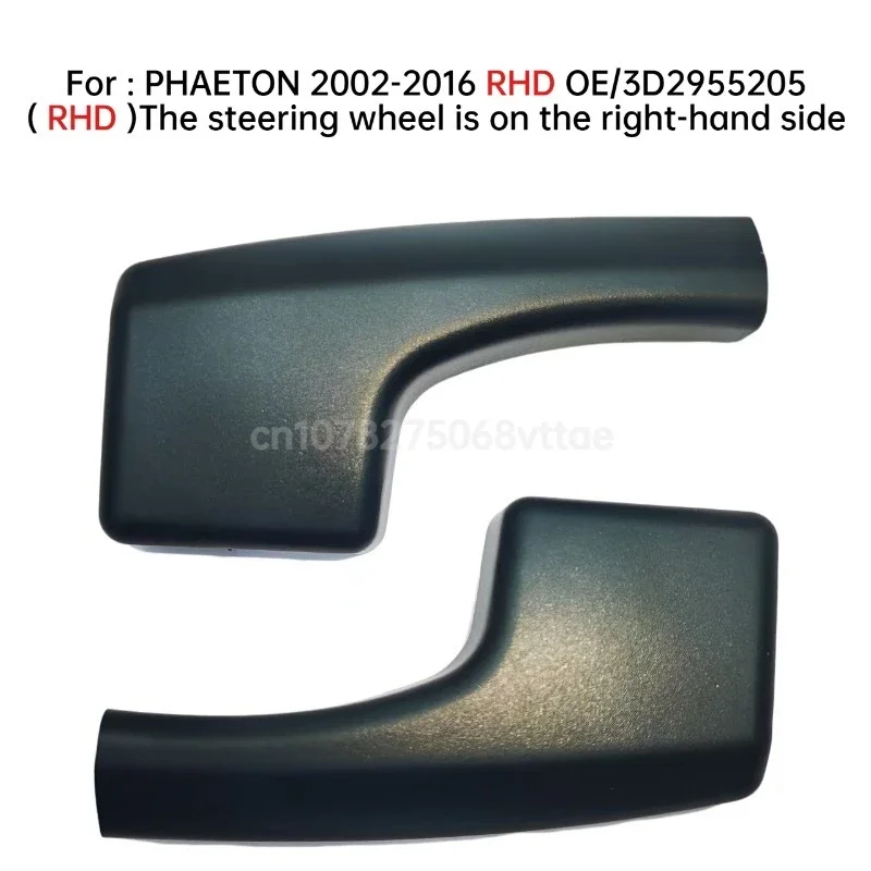

2 Pcs ABS Black Front Windshield Wiper Arm Cap Applicable For Volkswagen PHAETON 2002-2016 RHD 3D2955205 Car Accessories