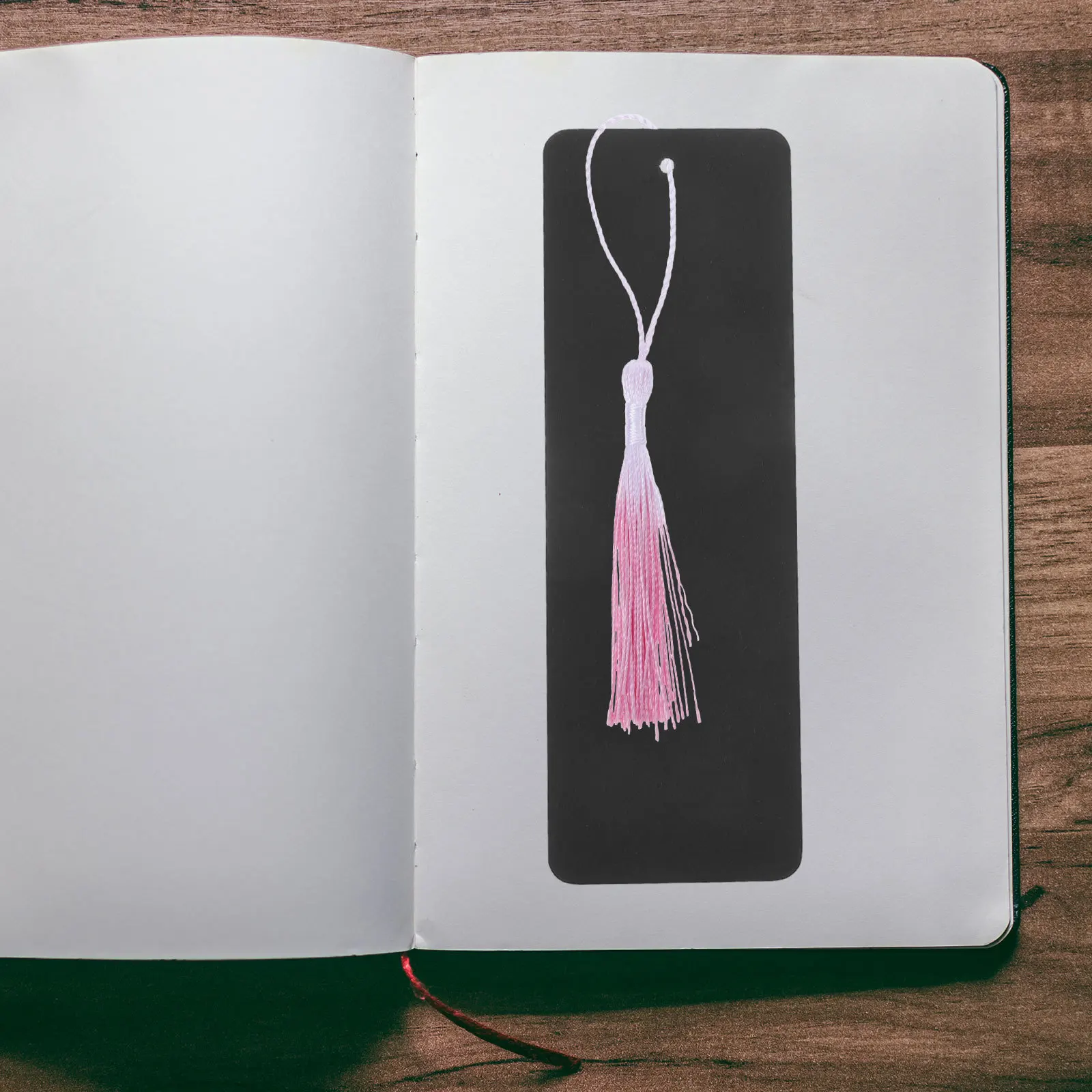 

50Pcs Blank Bookmarks Black Cardstock Tags DIY Bookmarks for Crafting School Teachers Kids Book Decor Supplies