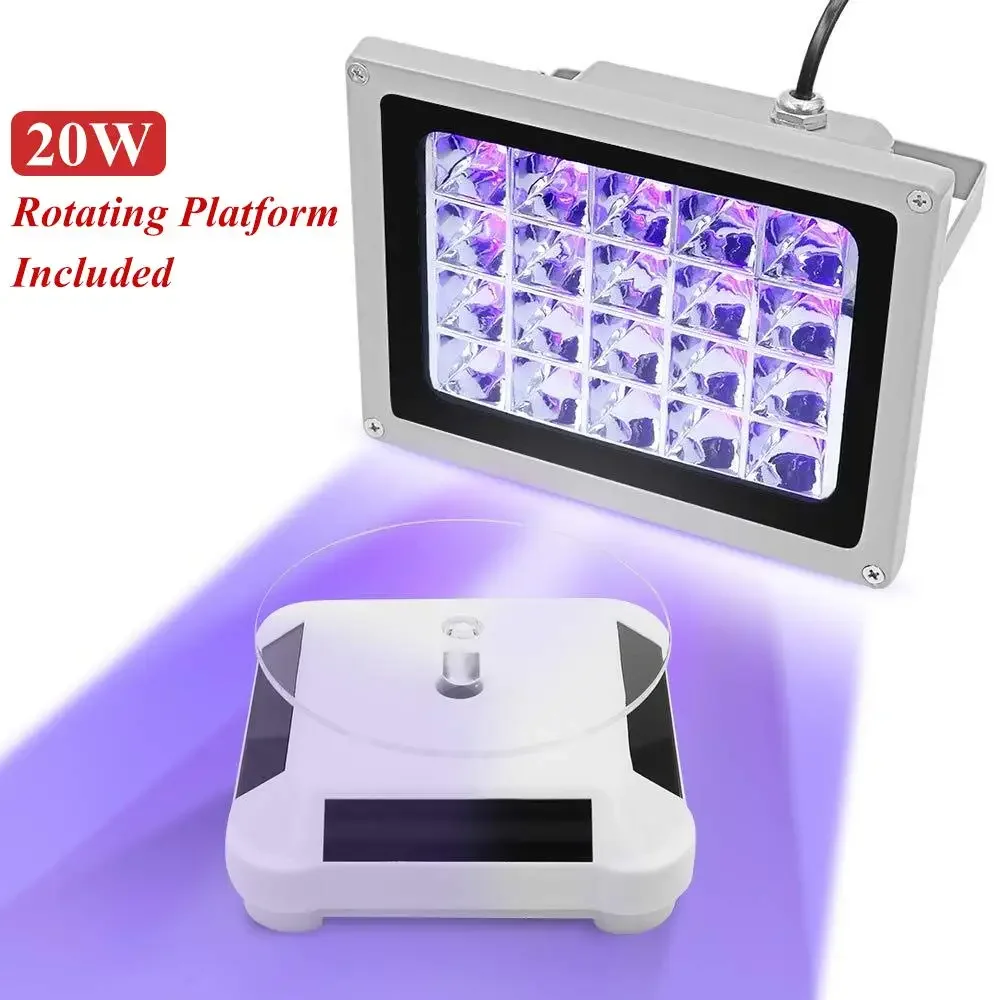 

UV-curable Resin Lamp 3D Printing Dryer Portable UV Ink Led Light Popular Japan Resin Artwork Curing LED Lights 405nm 365nm