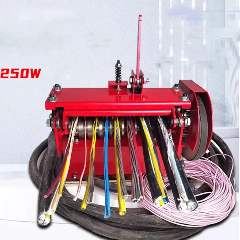 Electric wire stripping machine for waste copper wire household waste cable stripping machine fully automatic wire stripping mac