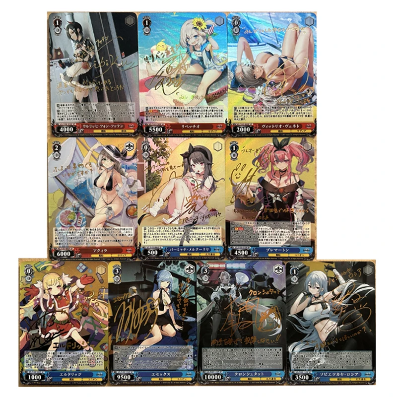 

Azur Lane IJN Taiho HMS Cheshire HMS Formidable WS DIY самодельная цветная флэш-карта аниме игровая коллекционная карта подарочная игрушка 63*88 мм