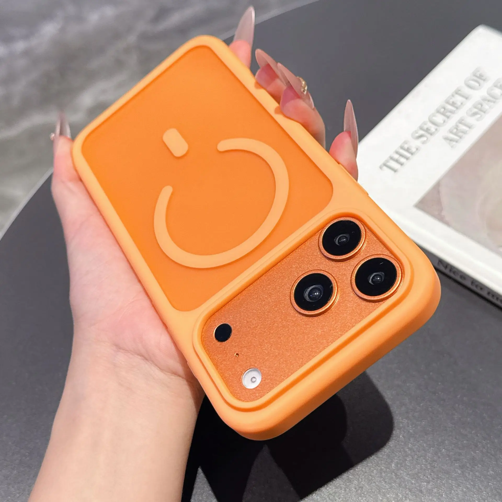 Hybrid-Silikon-Stoßstangen-Matt-Hülle für Magsafe iPhone 17 Pro Max Air 16E 16 Plus 15 14 13 12 Mag Safe Phone Cover Zubehör