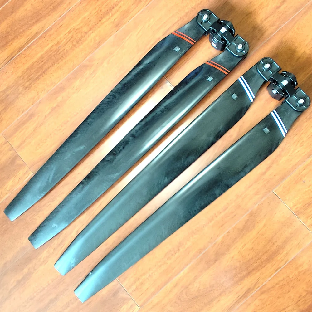 A55(5015) مروحة مجداف قابلة للطي للطائرة بدون طيار ملحقات طائرات بدون طيار EVTOL كبيرة مروحة رذاذ مستعملة مع محول #3