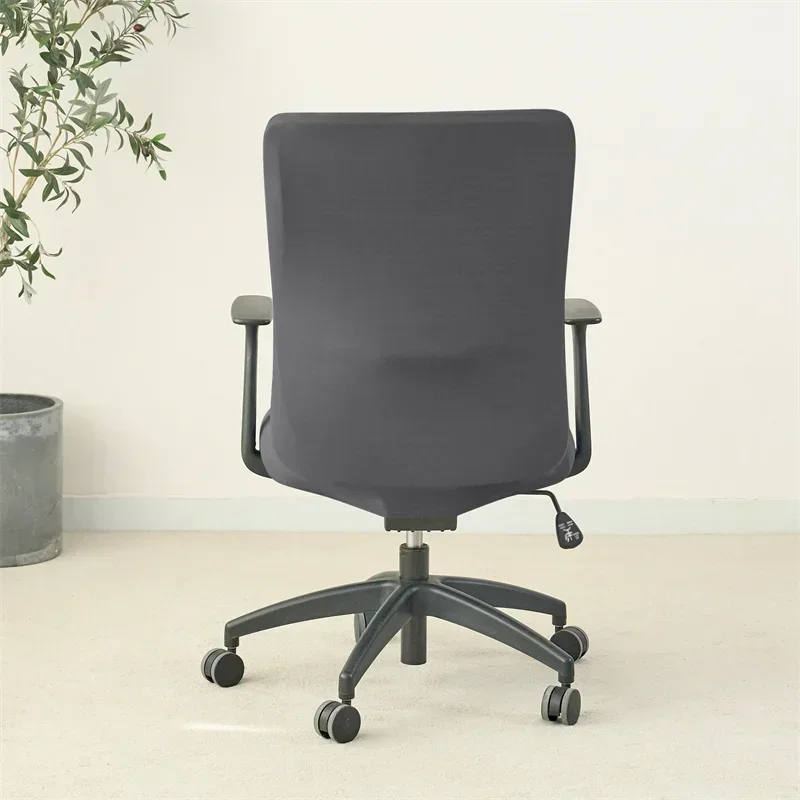 1PC Einfarbig Büro Sessel Abdeckung Stretch Spandex Computer Stuhl Abdeckungen Lift Rotierenden Stuhl Fall Funda Silla Escritorio – Detail 7