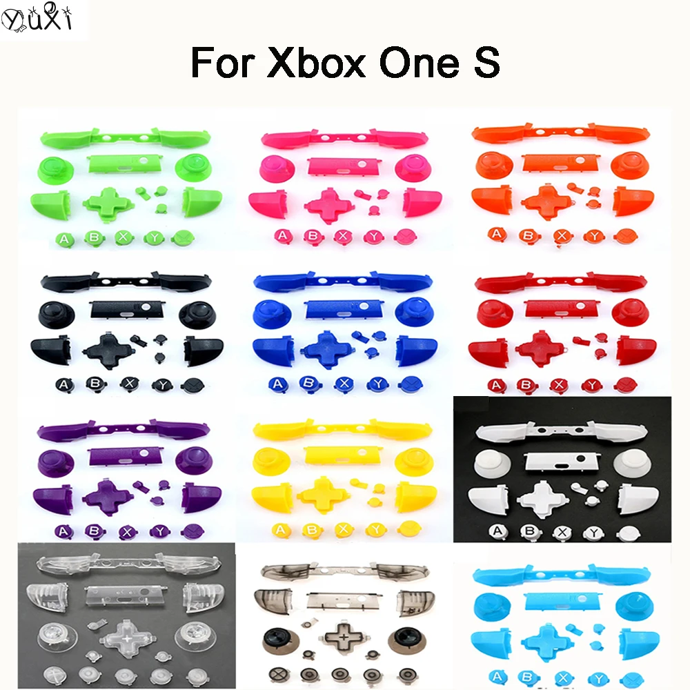 

YuXi 1SET For Xbox One S LB RB LT RT NEW Button Game Handle Direction Key Repair Accessories Key Full Set Modify DIY Accessories