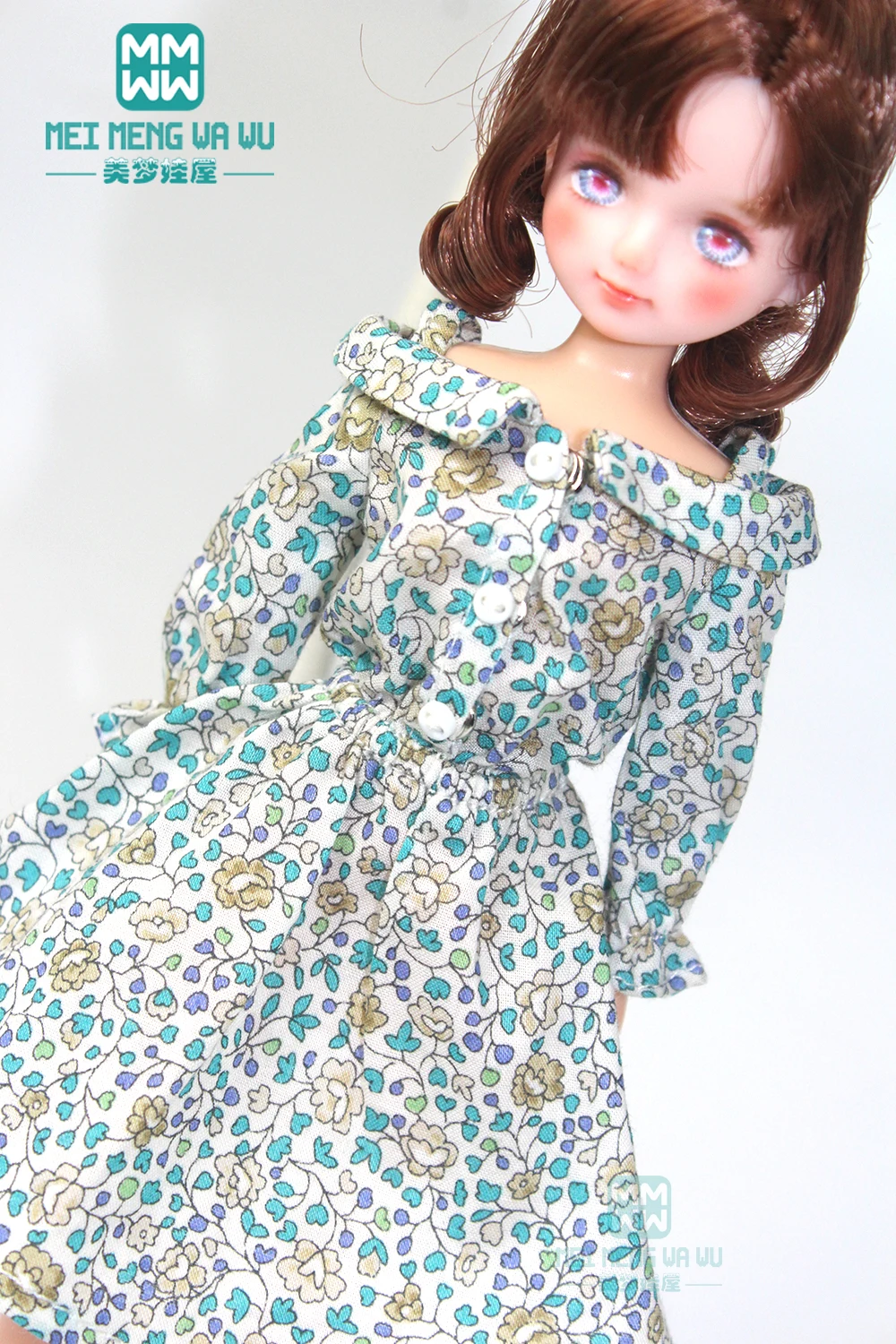 Se adapta a ropa de muñeca Blyth Azone OB22 OB24 de 28cm, faldas estampadas elegantes, juguetes de regalo