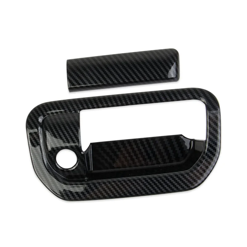 

For Honda Ridgeline 2021-2023 Pilot Trunk Rear Door Handle Trim Cover Accessories Cover Carbon Fiber
