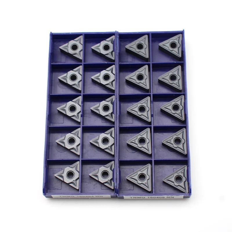 TNMG160404 TNMG160408 NN LT10 Original คาร์ไบด์ Mesin Bubut CNC เครื่องตัดโลหะเครื่องมือ TNMG ตัดใบมีดภายนอกเครื่องมือกลึง