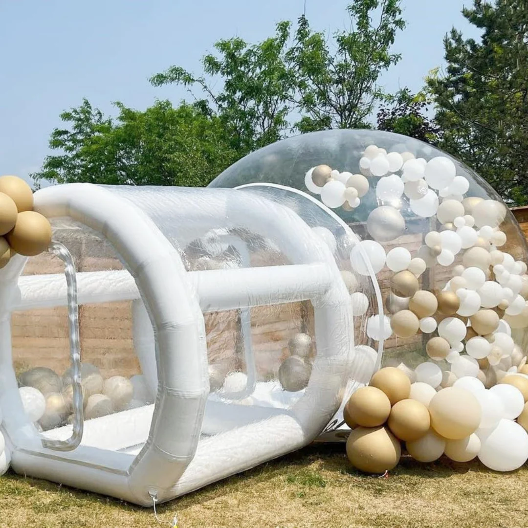 Outdoor Portable Air Party Photos Decoration Jumping Garden Bouncy Dome Kids With Balloons Balloon Tent Inflatable Bubble House