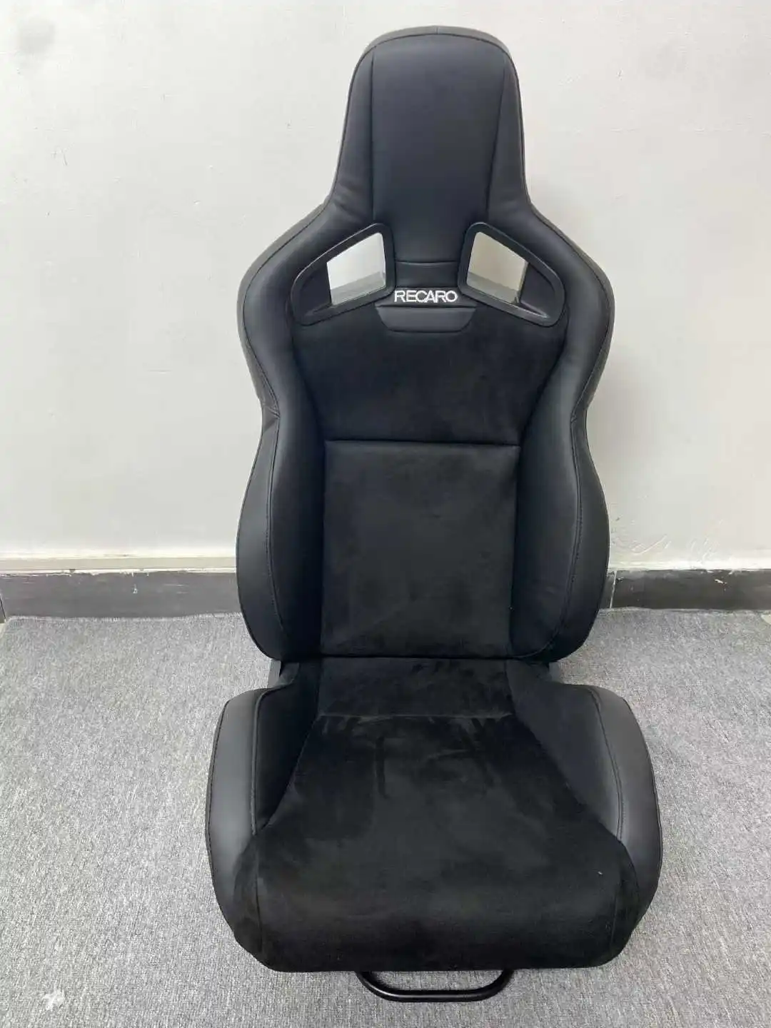 Universal Fixed Reclinable Bucket Racing Seat with Side Mount Adapters Simulator for Car, Game Center, Stadium Audience a pair