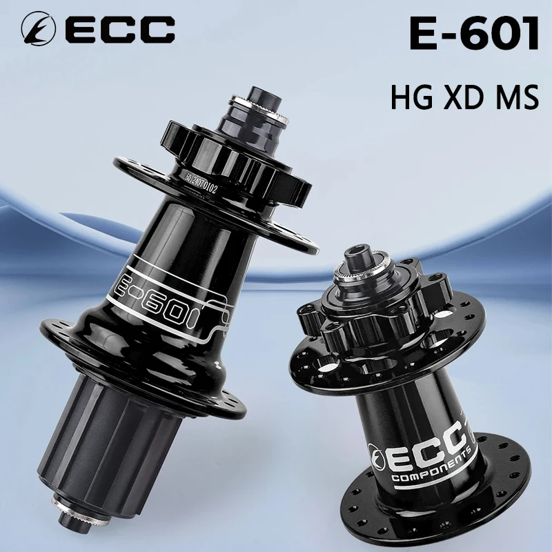 

ECC E601 MTB Bicycle Hub 32H Aluminum Cube Alloy Freehub 6 Claw 36 Teeth 4 Bearings Ultra Lubricant J-spoke Freehub HG XD MS