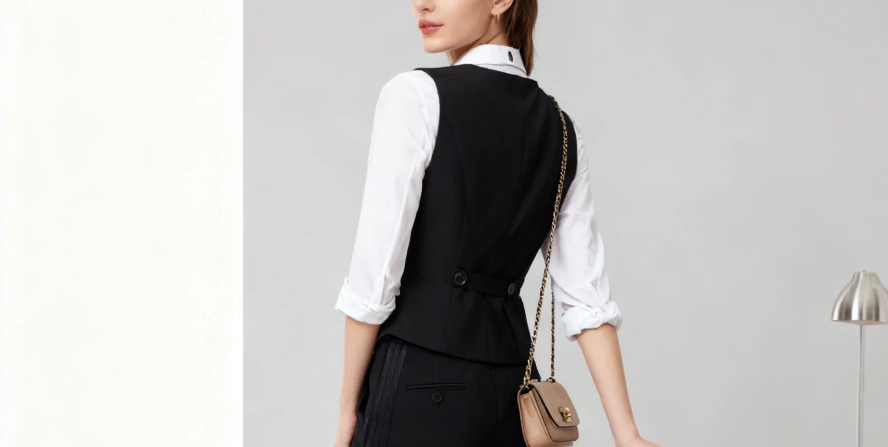 Gilets gilets minces femmes gilet sans bretelles hiver col en peluche chaleur intérieure confortable doublé lavable doux Homewear confortable