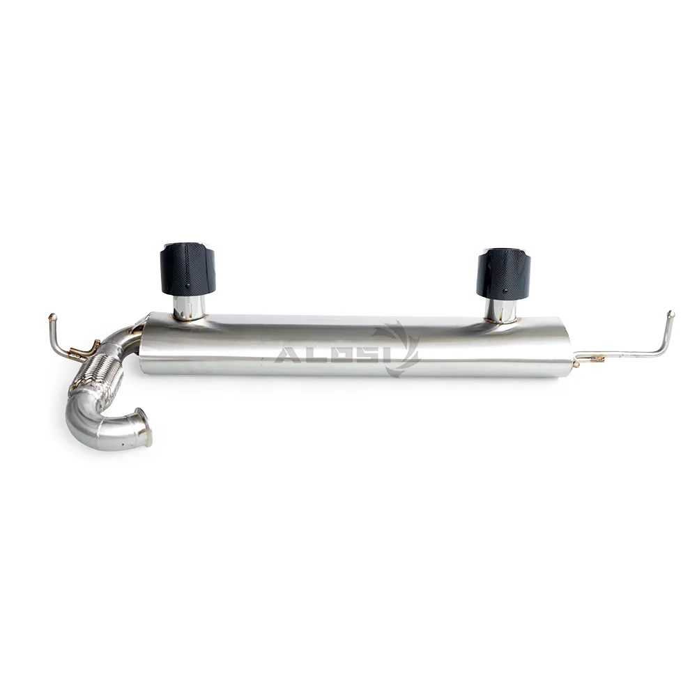 Suitable for Mercedes-Benz Smart W453 1.0/0 Cat Back Stainless Steel with Carbon Fiber Exhaust Head