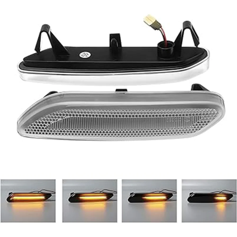 2 шт. боковые указатели повторителей для MINI COOPER R60 R61 2011 2012 2013 2014 2015 2016 2017 2018 2019 63132221503   ﻿