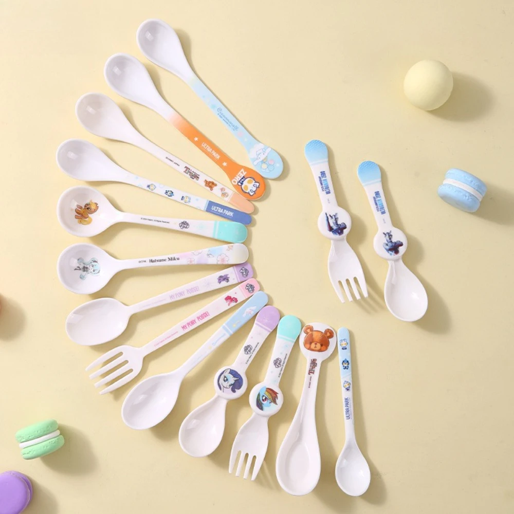 Kinder Löffel Nette Dessert Kuchen Löffel Haushalt Lebensmittel Ergänzung Baby Geschirr Lebensmittel Grade Suppe Löffel BPA FREI Spülmaschinenfest