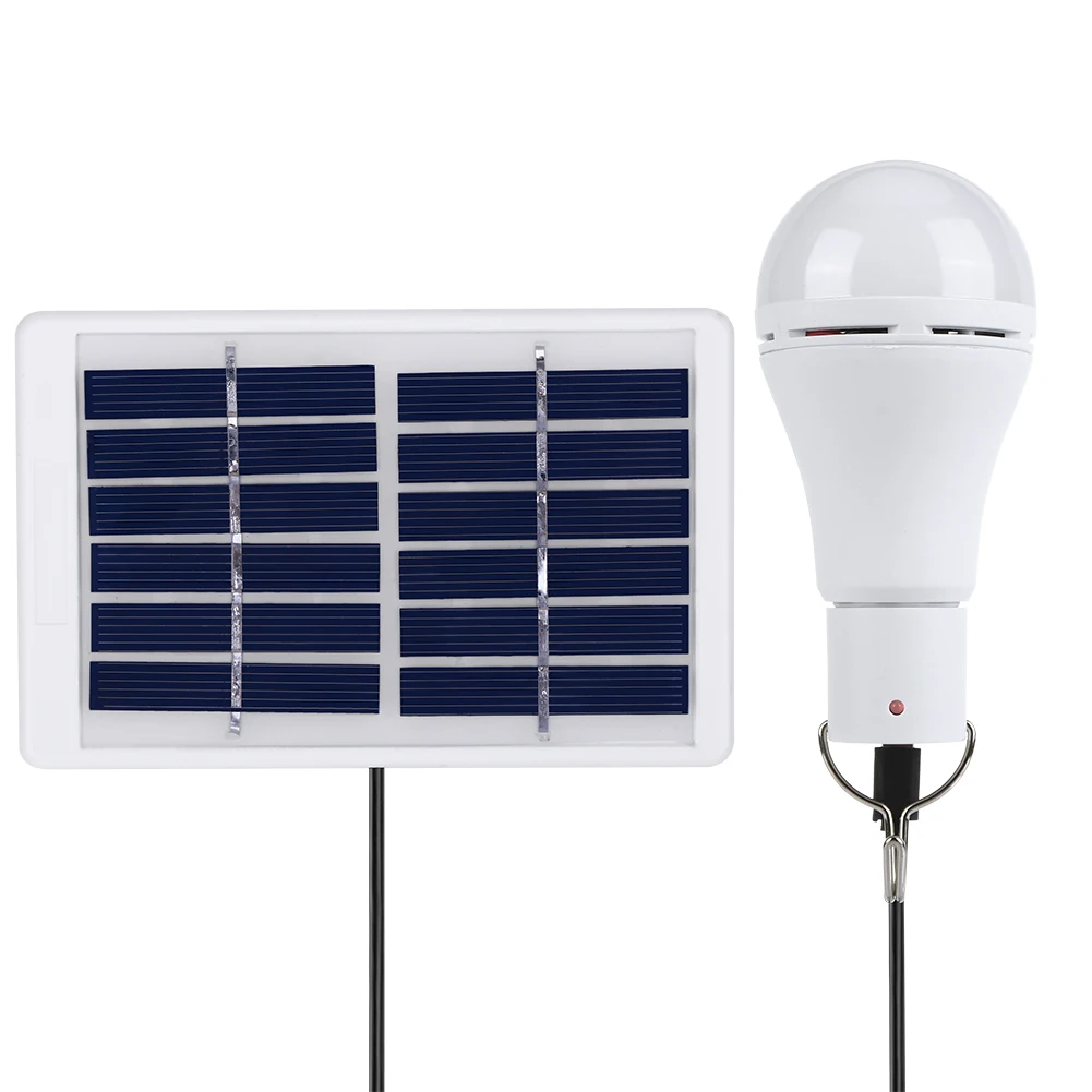 5 modos 20 COB LED luz Solar USB recargable bombilla de energía para exteriores Camping senderismo Picnic lámpara colgante